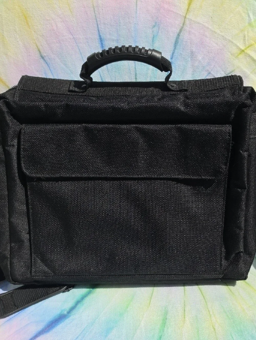 UNCLE MIKE'S Black Messenger Bag with Shoulder Strap